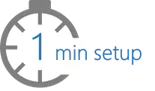 installation one minute setup