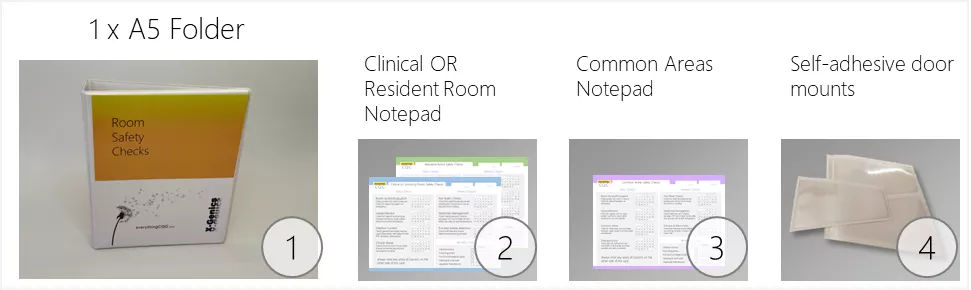 room safety starter pack contents